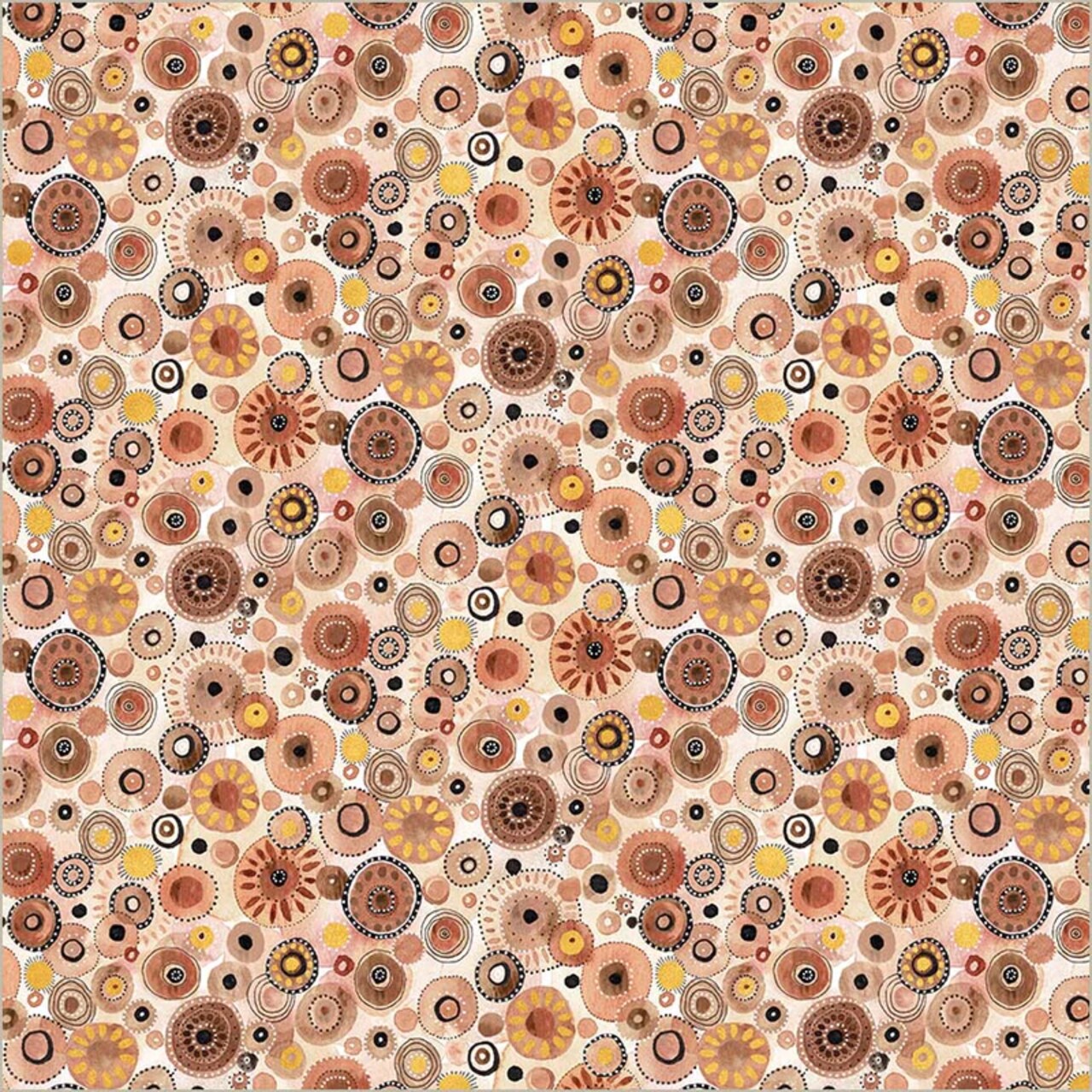 Fabric Windham Fire Opal Dotty Flora & Form by the Quarter Yard 54781DM-2